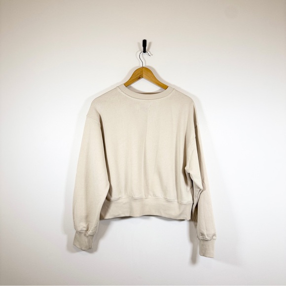 Old Navy Cream Vintage SoComfy Crewneck Sweatshirt - Picture 6 of 7